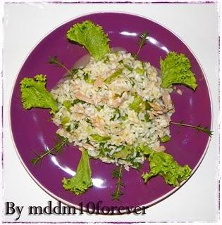 RISOTTO LIGHT CON TONNO E INSALATA