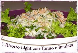 RISOTTO LIGHT CON TONNO E INSALATA