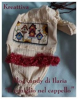 Il blog candy ricevuto da Ilaria