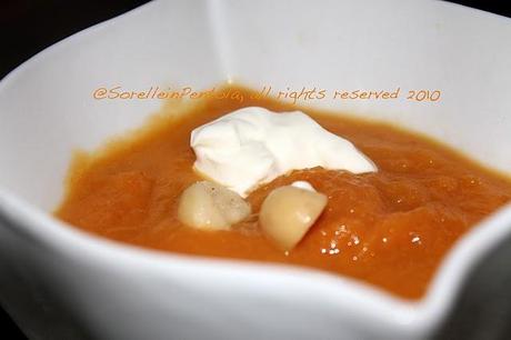 Pumpkin and Macadamia Soup