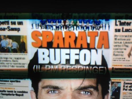 FOTO – Ecco la prima pagina della Gazzetta dello Sport – Sparata Buffon ma..