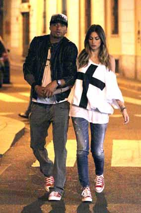 MELISSA SATTA E KEVIN PRINCE BOATENG A PASSEGGIO