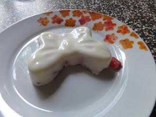 Panna cotta con fragole