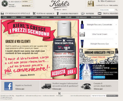 Kiehl's: scopri il fantastico mondo di prodotti sul sito e-commerce www.kiehls.it