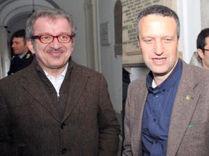 Roberto Maroni con Flavio Tosi (archivio Blitz)