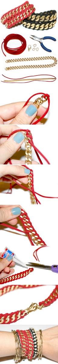 DIY summer bracelets...