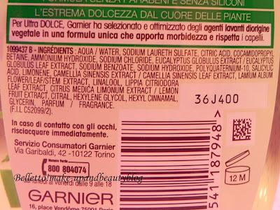 Garnier Ultra Dolce - Shampoo alle 5 piante: infusione di vitalità per capelli normali