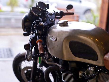 Tyler Florence’s Triumph Bonneville Cafe Racer