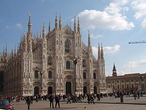 Italiano: vista di Piazza del Duomo a Milano