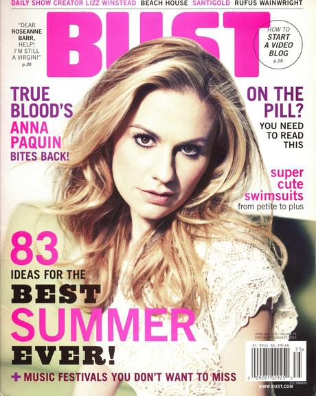 Una splendida Anna Paquin sulla cover di Bust Magazine