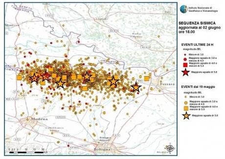 Terremoto in Emilia: ultimi aggiornamenti