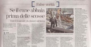Il sistema mobilita la stampa nazionale per negare l'origine artificiale del terremoto in Emilia, chiediti il perché