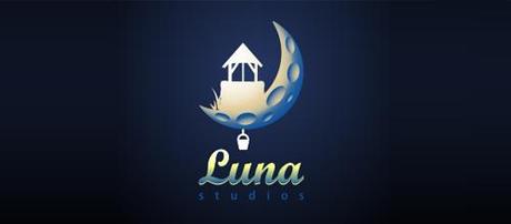 logo design logo moon