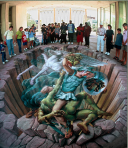 La street-art in 3d di Kurt Wenner