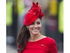 Kate Middleton rosso Giubileo della regina Elisabetta