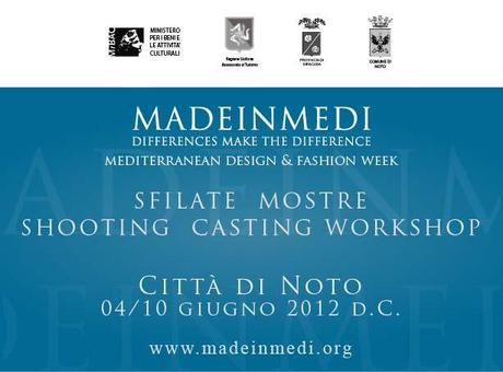 Eventi Sicilia MADEINMEDI, settimana della moda design mediterraneo