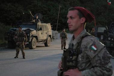 Kosovo/ I militari italiani dell ORF (Operational Reserve Force) impegnati nel nord