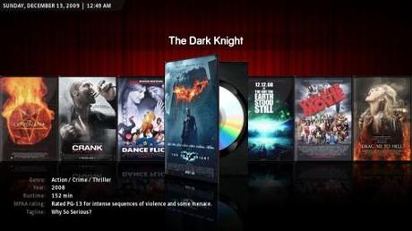 SKIN XBMC : Back-Row si aggiorna alla versione 3.5.7