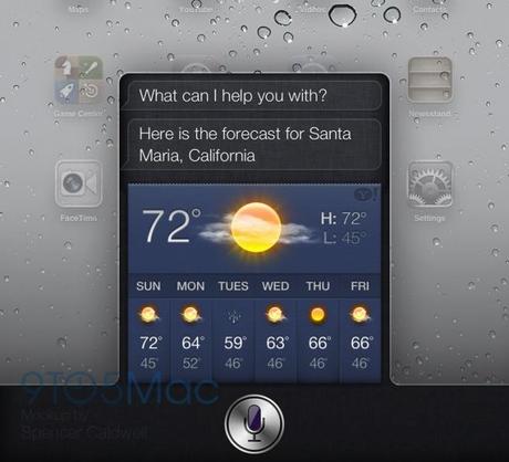Siri per iPad con iOS6