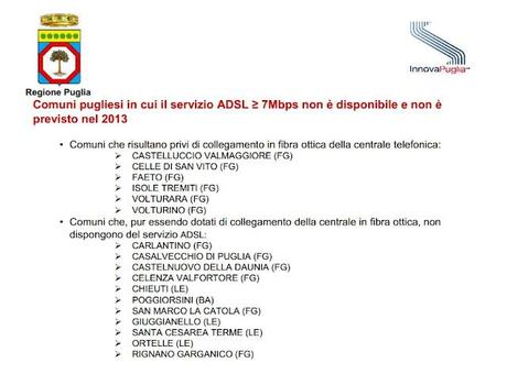 Il digital divide in Capitanata, banda larga che larga non (c')è