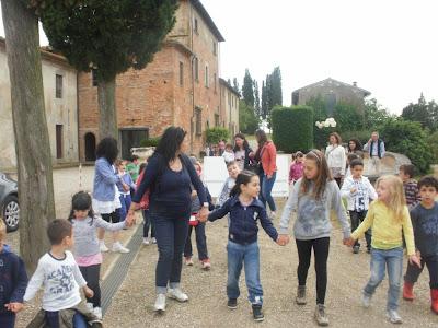 Il cammino del latte...laboratorio didattico della mungitura a Villa Petriolo