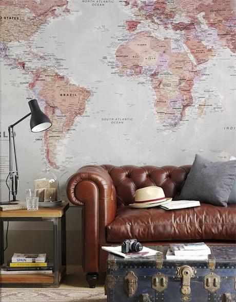 A MAP WALL