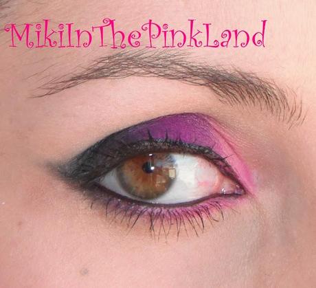 Trucco del giorno#49: Dark violet & fuchsia.