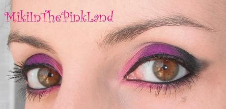 Trucco del giorno#49: Dark violet & fuchsia.