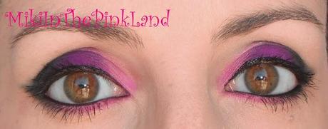 Trucco del giorno#49: Dark violet & fuchsia.