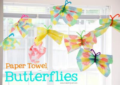 Tovaglioli e colori: arrivan le farfalle!