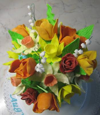 Torta mazzo di fiori per la Festa della Mamma