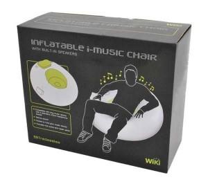 poltrona gonfiabile musicale