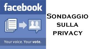 Facebook - Sondaggio sulla privacy - Logo