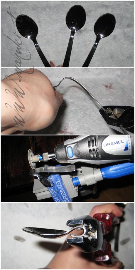 DIY: Ciondoli colorati con cucchiaini da caffè