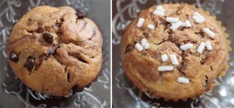 Muffin al lime con gocce di cioccolato