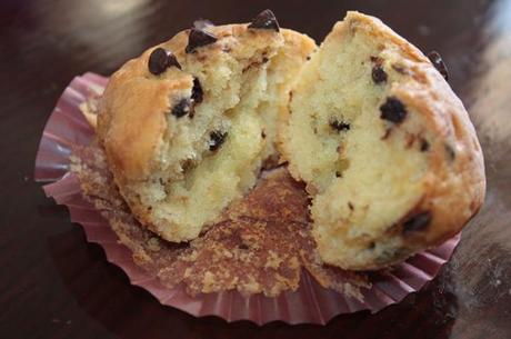 Muffin al lime con gocce di cioccolato