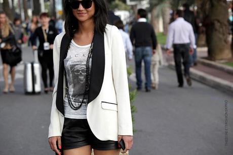 In the Street...Black and White Spring