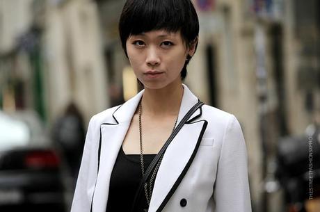 In the Street...Black and White Spring