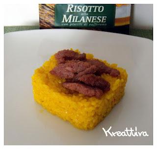 Risotto milanese al ciauscolo