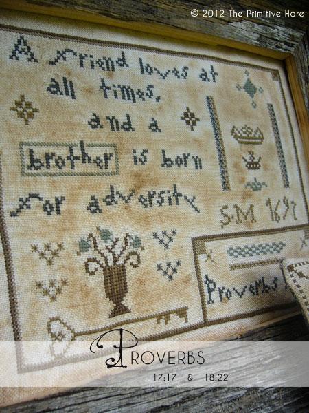 Proverbi... da strega: storia di un Sampler