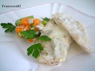 Filetti di pollo in salsa cremosa di gorgonzola