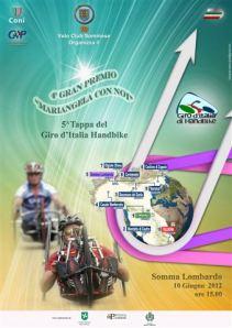 Giro d’Italia di HandBike: domenica Somma Lombardo si tinge di rosa