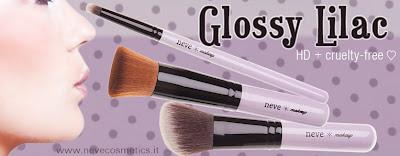 Tre nuovi pennelli linea Glossy---Neve Cosmetics