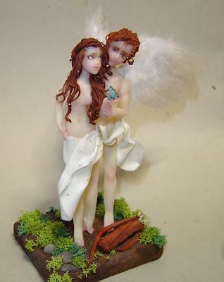 Cake topper: Amore e Psiche