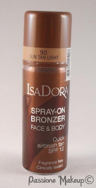 Isadora: Spray-on Bronzer e Bronzing Body Brush