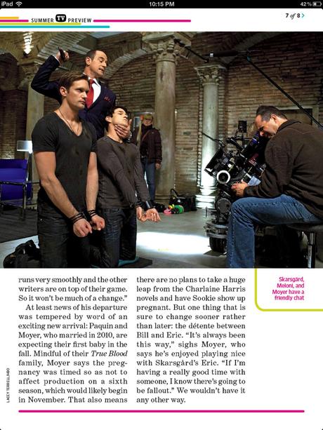 Scans dell’articolo di True Blood su Entertainment Weekly Magazine