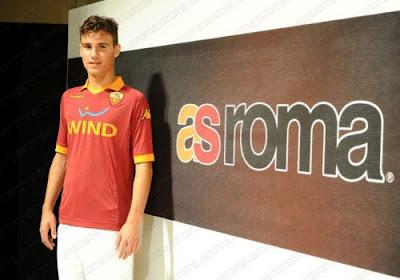 La nuova maglia della Roma per la stagione 2012/2013