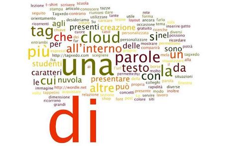 Tag cloud. Che cosa sono e perché sono utili