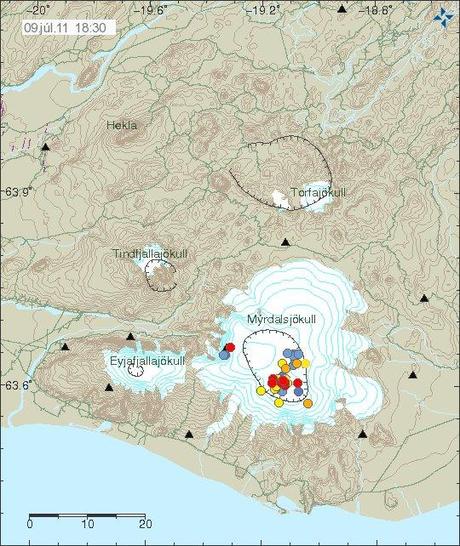 FORTE SCIAME DI TERREMOTI SUL VULCANO KATLA