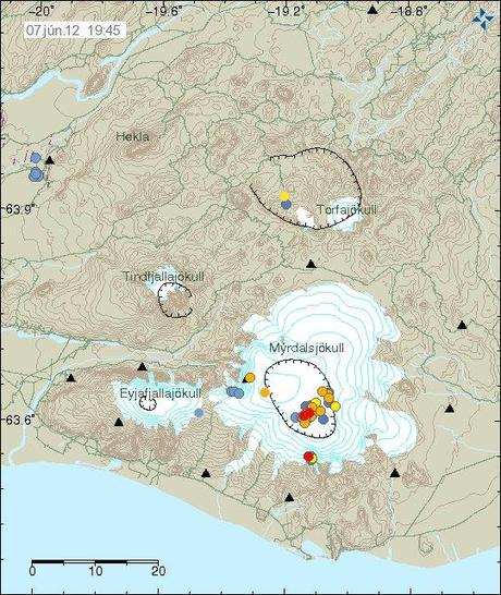 FORTE SCIAME DI TERREMOTI SUL VULCANO KATLA